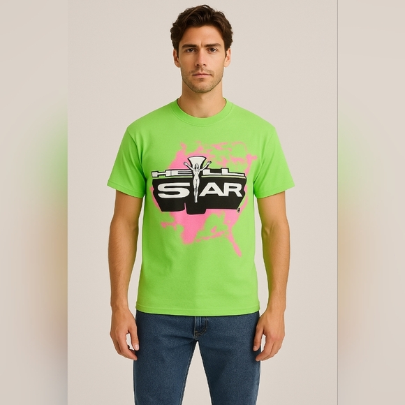Hellstar Son Of GOD Capsule 9 Neon Tee Size S - Picture 1 of 7